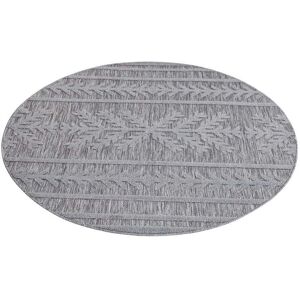 CARPET CITY Santorini 411 Outdoor Rundteppich - Wetterfester 3D Boho-Optik CARPET CITY Santorini 411 Outdoor Rundteppich - Wetterfester 3D Boho-Optik