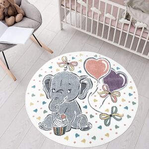 Carpet City Tapis Enfant Rond Beige 120cm - Tapis pour Enfants - Publicité Carpet City Tapis Enfant Rond Beige 120cm - Tapis pour Enfants - Publicité