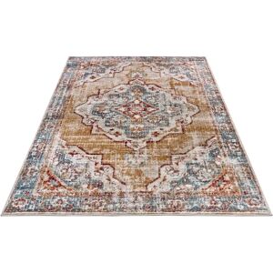 Hanse Home 105645 Teppich - Rechteckig, 8mm Flor, Beige/Blau Hanse Home 105645 Teppich - Rechteckig, 8mm Flor, Beige/Blau