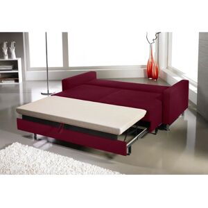 BALI Halifax Schlafsofa - Stahlrahmen, Dunkelrot, 166x90x95cm BALI Halifax Schlafsofa - Stahlrahmen, Dunkelrot, 166x90x95cm