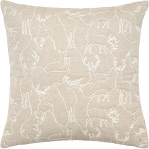 PAD - WILD DEER - Beige - 50x50 cm - Cushion cover PAD - WILD DEER - Beige - 50x50 cm - Cushion cover