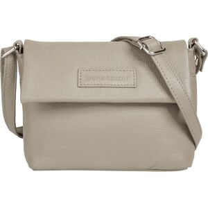 BRUNO BANANI Leder Unisex Handtasche - 19x15x5cm Beige BRUNO BANANI Leder Unisex Handtasche - 19x15x5cm Beige