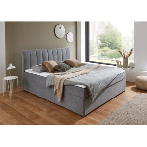 ATLANTIC HOME COLLECTION Alva - Boxspringbett - grau - Bonnell-Federkern ATLANTIC HOME COLLECTION Alva - Boxspringbett - grau - Bonnell-Federkern