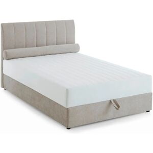ATLANTIC HOME COLLECTION ALISIA Bett, beige, mit Stauraum, 211cm ATLANTIC HOME COLLECTION ALISIA Bett, beige, mit Stauraum, 211cm