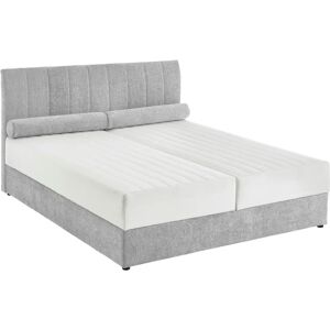 ATLANTIC - ALISIA - hellgrau - 2x Taschenfederkern - Boxbett ATLANTIC - ALISIA - hellgrau - 2x Taschenfederkern - Boxbett