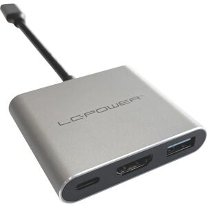 LC-Power HUB-C-MULTI-4-V2 Docking Station USB-C 4 Ports 4K LC-Power HUB-C-MULTI-4-V2 Docking Station USB-C 4 Ports 4K