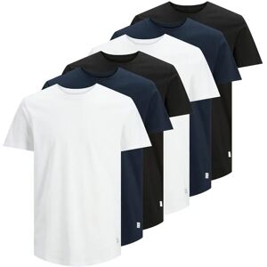 Jack & Jones - Jjenoa Tee 6pk - Multicolore - Shirt Jack & Jones - Jjenoa Tee 6pk - Multicolore - Shirt