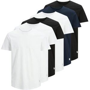 JACK & JONES JJENOA TEE 6PK - T-Shirt JACK & JONES JJENOA TEE 6PK - T-Shirt