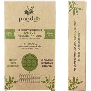 Pandoo Make-up Remover Pads - Reusable & Washable - 10 pcs Pandoo Make-up Remover Pads - Reusable & Washable - 10 pcs