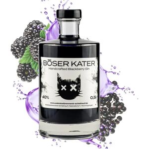 Böser Kater Blackberry Gin - Saveur fruitée de mûre - Gin - Publicité Böser Kater Blackberry Gin - Saveur fruitée de mûre - Gin - Publicité