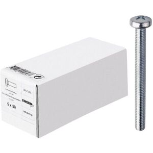 E-NORMpro Vite M5 x 60 mm Phillips - DIN 7985, zincato, piccoli imballaggi E-NORMpro Vite M5 x 60 mm Phillips - DIN 7985, zincato, piccoli imballaggi
