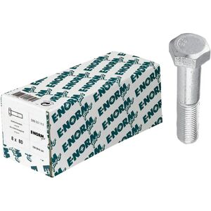 Enorm M8 x 70 Tornillo Hexagonal - Galvanizado - 100 unidades Enorm M8 x 70 Tornillo Hexagonal - Galvanizado - 100 unidades