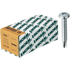 E-NORMpro Tornillo Autotaladrante DIN 7504 M Galvanizado - 5,5x45 - Pack de 100 E-NORMpro Tornillo Autotaladrante DIN 7504 M Galvanizado - 5,5x45 - Pack de 100
