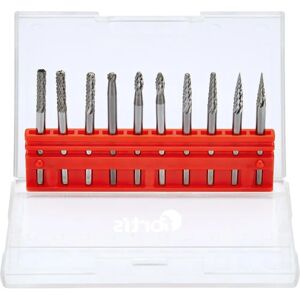 Set de Fresado Fortis 4317784735667 - HM 3mm 10 piezas Set de Fresado Fortis 4317784735667 - HM 3mm 10 piezas