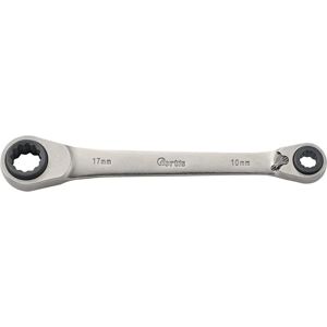 Fortis Quadro-Ratschenschlüssel 10 x 13/17 x 19 mm - Wrench Fortis Quadro-Ratschenschlüssel 10 x 13/17 x 19 mm - Wrench