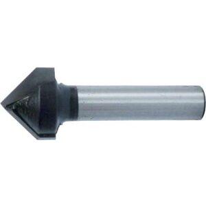 Fresa en V Fortis - Diámetro 9,5 mm, Ángulo 90°, Largo útil 12,7 mm - Cortador Fresa en V Fortis - Diámetro 9,5 mm, Ángulo 90°, Largo útil 12,7 mm - Cortador