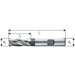 Forum K12: 12mm, 83mm, 26mm, cortadora sin recubrimiento - Acero rápido Forum K12: 12mm, 83mm, 26mm, cortadora sin recubrimiento - Acero rápido