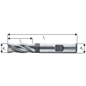 Fresa de acero Forum 12mm 3-6 filos - Corte rápido Fresa de acero Forum 12mm 3-6 filos - Corte rápido