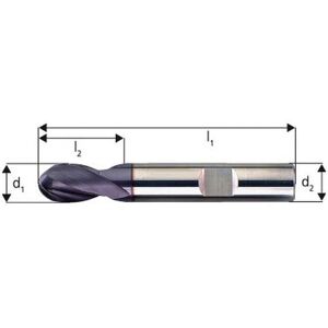 Fresa de carburo Forum TiAlN Ø 12 mm - Fresa Fresa de carburo Forum TiAlN Ø 12 mm - Fresa