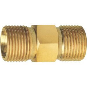 Raccord d'outil pneumatique en laiton à double filet - G3/8 R à G3/8 L - Publicité Raccord d'outil pneumatique en laiton à double filet - G3/8 R à G3/8 L - Publicité