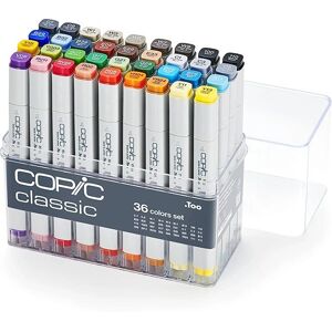 Marqueurs Copic - Coffret 36 Encres à l'Alcool - Publicité Marqueurs Copic - Coffret 36 Encres à l'Alcool - Publicité