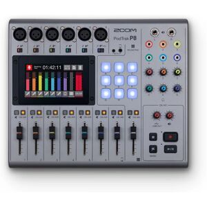 Zoom P8 PodTrak Portable Podcast Recorder - Microphone Inputs, Touchscreen Zoom P8 PodTrak Portable Podcast Recorder - Microphone Inputs, Touchscreen