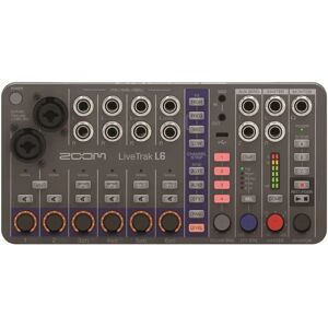 Zoom LiveTrak L-6 Digital Mixer - Compact 10-Channel Recorder Zoom LiveTrak L-6 Digital Mixer - Compact 10-Channel Recorder