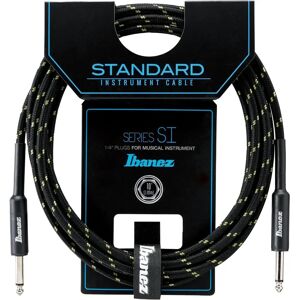Cable de instrumento Ibanez SI10-BG - 3m, Recto, Trenzado - Amarillo Cable de instrumento Ibanez SI10-BG - 3m, Recto, Trenzado - Amarillo