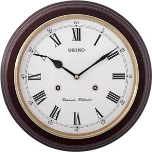 Seiko QXH202B Dark Wooden Westminster Chime Wall Clock Seiko QXH202B Dark Wooden Westminster Chime Wall Clock