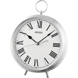 Seiko Qxg155 Silver White Table Clock - Table Clock Seiko Qxg155 Silver White Table Clock - Table Clock