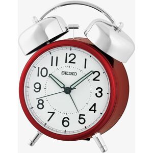 Seiko Qhk063r Silent Red Alarm Clock - Alarm Clock Seiko Qhk063r Silent Red Alarm Clock - Alarm Clock