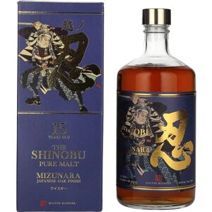 Whisky japonais Shinobu 15 ans - Finition Mizunara - Publicité Whisky japonais Shinobu 15 ans - Finition Mizunara - Publicité
