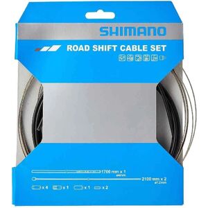 Shimano Road Gear Cable Set - Stainless Steel - Black - Gear Cable Set Shimano Road Gear Cable Set - Stainless Steel - Black - Gear Cable Set