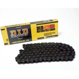 Chaîne de transmission D.I.D 428HD - Chaîne à rouleaux standard pour petites cylindrées Chaîne de transmission D.I.D 428HD - Chaîne à rouleaux standard pour petites cylindrées