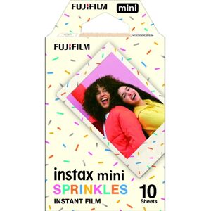 Film instantané Fujifilm Instax Mini Sprinkles - 10 feuilles - Publicité Film instantané Fujifilm Instax Mini Sprinkles - 10 feuilles - Publicité