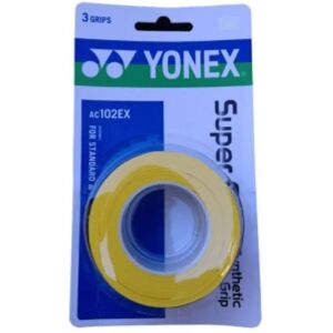Yonex Super Grap Overgrip - Tennis Overgrip - Yellow Yonex Super Grap Overgrip - Tennis Overgrip - Yellow