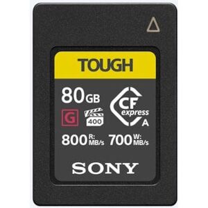 Sony CEA-G80T 80GB CFexpress Card - Tough, High-Speed Memory Sony CEA-G80T 80GB CFexpress Card - Tough, High-Speed Memory