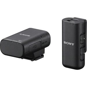 Sony ECM-W3S Wireless Microphone System - Microphone, Black, Compact Sony ECM-W3S Wireless Microphone System - Microphone, Black, Compact