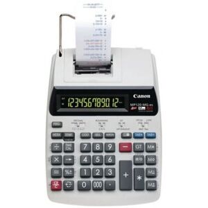 Calculadora Canon MP120-MG de 12 Dígitos Branca - Calculadora Calculadora Canon MP120-MG de 12 Dígitos Branca - Calculadora