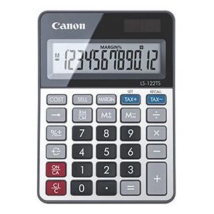 Canon LS-122TS Miniräknare - Skrivbordsskärm - Grå Canon LS-122TS Miniräknare - Skrivbordsskärm - Grå