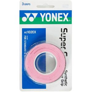 YONEX AC102EX Super Grip Pink - Overgrip - Publicité YONEX AC102EX Super Grip Pink - Overgrip - Publicité