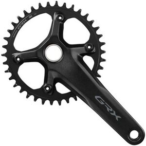 Shimano GRX RX610 Crankset - 38T - 12V - Black Shimano GRX RX610 Crankset - 38T - 12V - Black