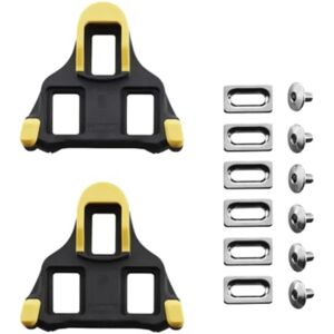 Shimano Bike Pedal Cleats - Yellow, 3-Bolt, 6° Float - Road Cycling Shimano Bike Pedal Cleats - Yellow, 3-Bolt, 6° Float - Road Cycling