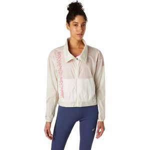 Veste légère de course Asics Rose/Blanc - Veste - Publicité Veste légère de course Asics Rose/Blanc - Veste - Publicité
