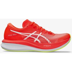 ASICS Magic Speed 3 Rouge / Blanc Chaussures Femme - Chaussures de course - Publicité ASICS Magic Speed 3 Rouge / Blanc Chaussures Femme - Chaussures de course - Publicité