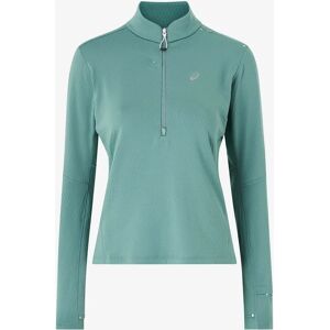 ASICS Kvinde Road Winter 1/2 Zip Mid Layer - Celadon - T-Shirt ASICS Kvinde Road Winter 1/2 Zip Mid Layer - Celadon - T-Shirt