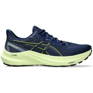 Asics Gt-2000 12 Gtx Blue Expanse / Safety Yellow Herren - Running Shoes Asics Gt-2000 12 Gtx Blue Expanse / Safety Yellow Herren - Running Shoes