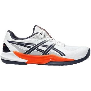 Asics Powerbreak FF Blanc / Orange Nova Chaussures d'Intérieur - Indoor Shoe Asics Powerbreak FF Blanc / Orange Nova Chaussures d'Intérieur - Indoor Shoe