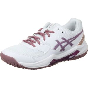 Asics Dedicate 8 White / Dark Ube Padel Shoes - Padel Shoes Asics Dedicate 8 White / Dark Ube Padel Shoes - Padel Shoes