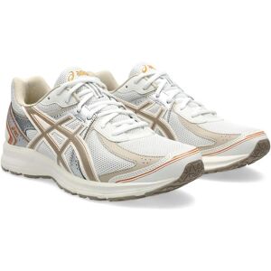 Asics Jog 100S Blanc/Gris - Baskets - Publicité Asics Jog 100S Blanc/Gris - Baskets - Publicité